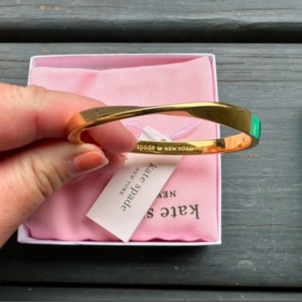 Kate Spade Gold Bangle Bracelet - Picture 2 of 11